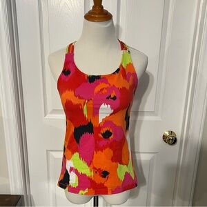 Ikonik Vibrant Multicolor Shelf Bra Tank Top